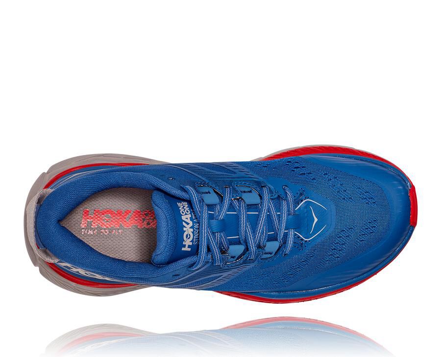 Zapatillas Trail Hoka One One Hombre - Stinson Atr 6 - Azules - PQG406573